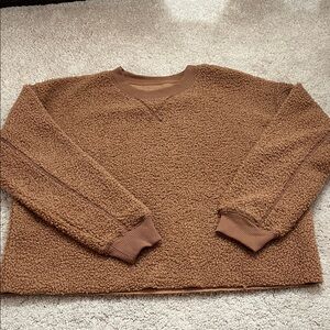 American Eagle Outfitters Brown Crewneck Sweater